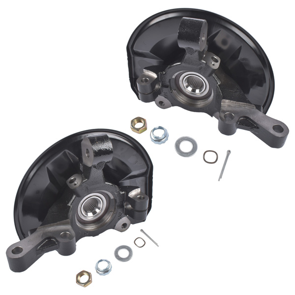 转向节总成 2x Front LH & RH Steering Knuckle & Hub Bearing Replacement for Mitsubishi Outlander 2007-18-7