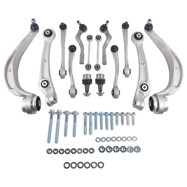 控制臂套组 14Pack Front Control Arm Kit Replacement for Audi A4 A5 S4 S5 RS5 2.0L L4 2011-2016 8K0407693S 8K0407694S 8K0407151B RC-2025-1