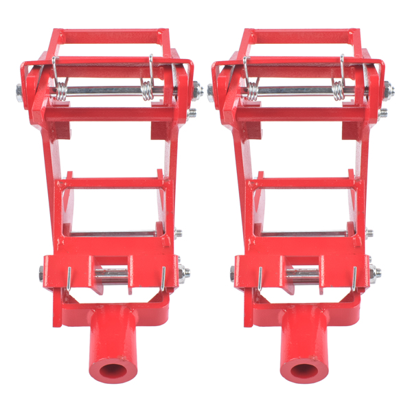 木墙千斤顶 2Pack Cast Iron Wall Jack, 1000 lbs Capacity, Portable Wall Jacks Replacement for Framing Lifting Wall Beams Use with 1.5'' x 3.5'' Fir Poles Or 1'' Od Steel Pipe,Red-3