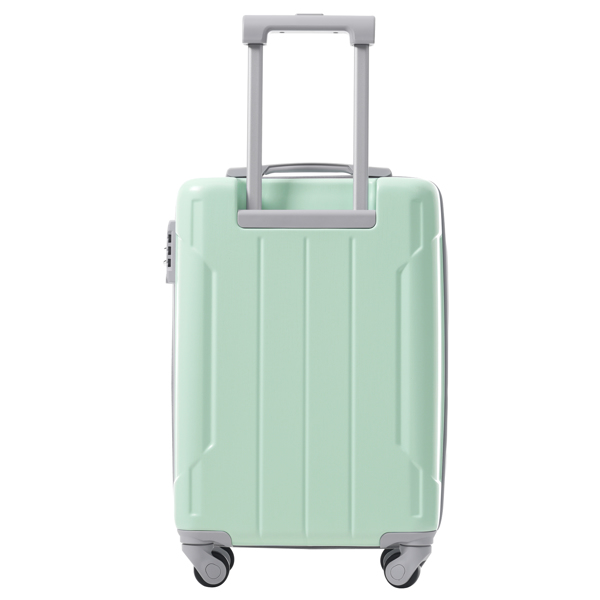 20英寸登机箱三件套，带万向轮，轻便硬壳ABS材质，适合短途旅行和商务出行-10