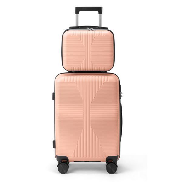 非TSA海关锁二合一 PP拉杆箱 12in 20in PP 粉色-14