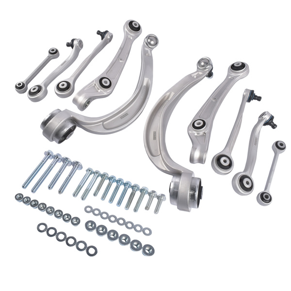 控制臂套组 10PCS Front Control Arm Kit Replacement for Audi A4 A5 S4 S5 RS5 2.0L L4 2011-2016 8K0407693S 8K0407505A RC-2025-5