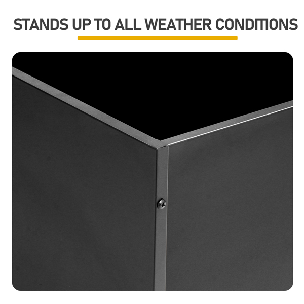 91.5*38*180CM  3层半圆弧顶 网格拆装式 带轮铁花架种植筐 黑色 铁种植-4