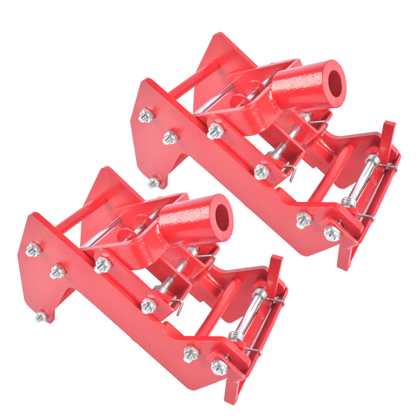 木墙千斤顶 2Pack Cast Iron Wall Jack, 1000 lbs Capacity, Portable Wall Jacks Replacement for Framing Lifting Wall Beams Use with 1.5'' x 3.5'' Fir Poles Or 1'' Od Steel Pipe,Red-8