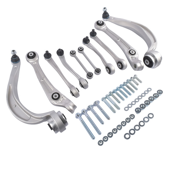 控制臂套组 10PCS Front Control Arm Kit Replacement for Audi A4 A5 S4 S5 RS5 2.0L L4 2011-2016 8K0407693S 8K0407505A RC-2025-4