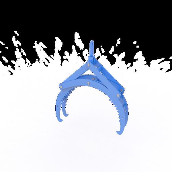 20英寸拖拉机用自动原木夹，重型四爪式伐木夹，带自动锁定和360°旋转挂钩，承重2000磅，适用于ATV、滑移装载机和叉车。--不支持self-pick up且不支持指定仓库发货-9