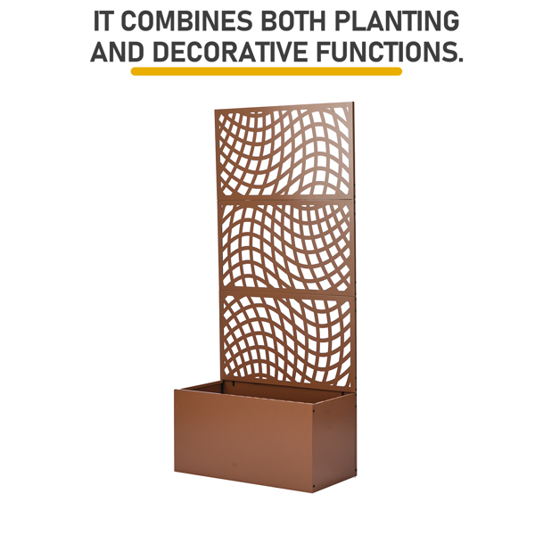 80*40*180cm 3层S型网格拆装款 带种植框  棕色 铁种植-11