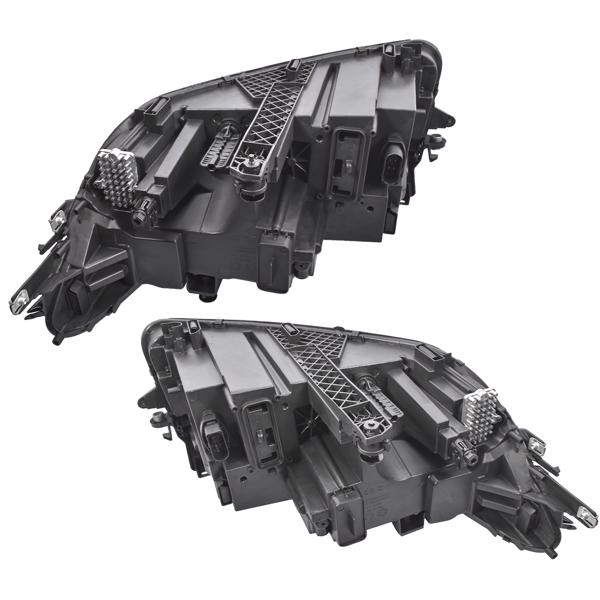 车灯 2X LED Headlight Headlamp Non-AFS Replacement for 2022-2024 Volkswagen Tiguan S/SE 2.0L L4-5