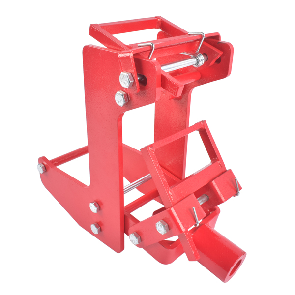 木墙千斤顶 Red Cast Iron Wall Jack, 1000 lbs Capacity, Portable Wall Jacks Replacement for Framing Lifting Wall Beams Use with 1.5'' x 3.5'' Fir Poles Or 1'' Od Steel Pipe-7