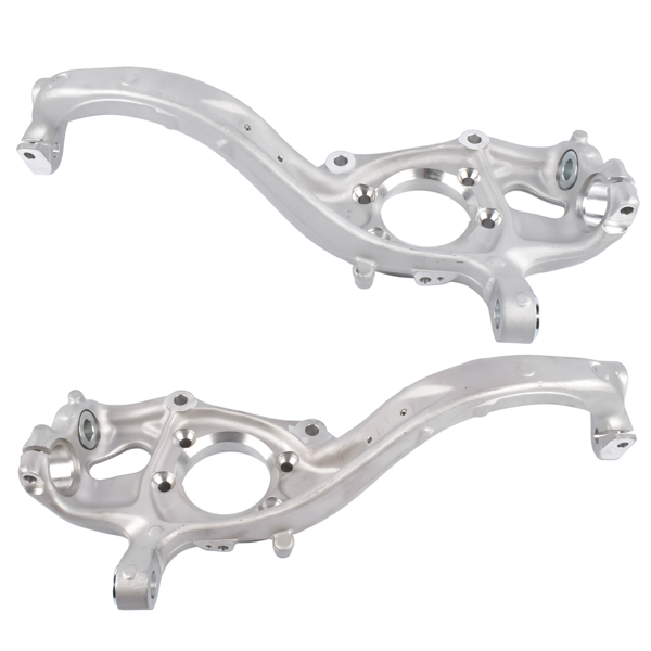 转向节 Front Left & Right Steering Knuckles Replacement for Audi A4 A5 A6 A7 S4 S5 S6 S7 4G0407254A 4GD407257B-4