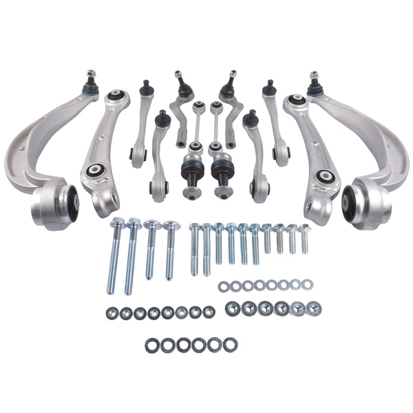 控制臂套组 14Pack Front Control Arm Kit Replacement for Audi A4 A5 S4 S5 RS5 2.0L L4 2011-2016 8K0407693S 8K0407694S 8K0407151B RC-2025-3
