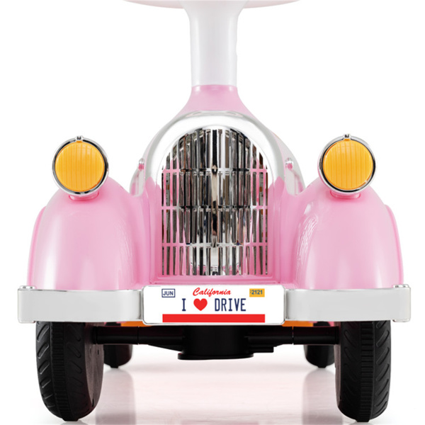 儿童滑车，带LED灯和喇叭的落地玩具（粉色,19-36个月）-3