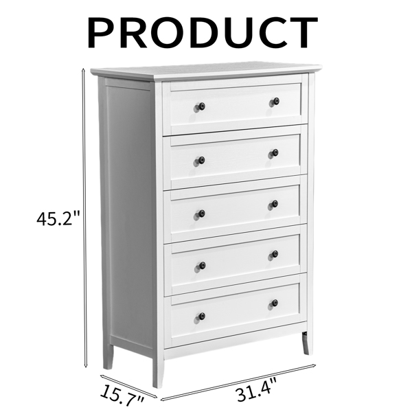 白色浮雕（SG014FD ） P2 刨花板+密度板 三胺 80*40*115cm  拼框 双把手五抽 抽屉柜-13