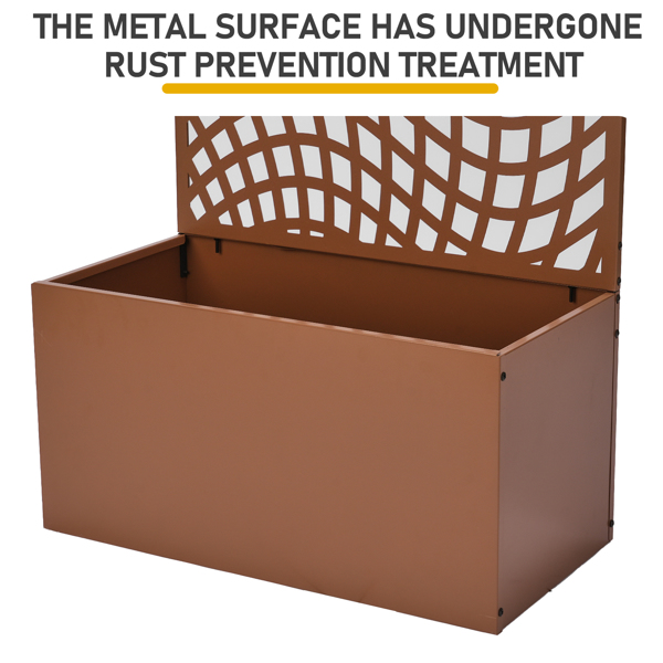 80*40*180cm 3层S型网格拆装款 带种植框  棕色 铁种植-6