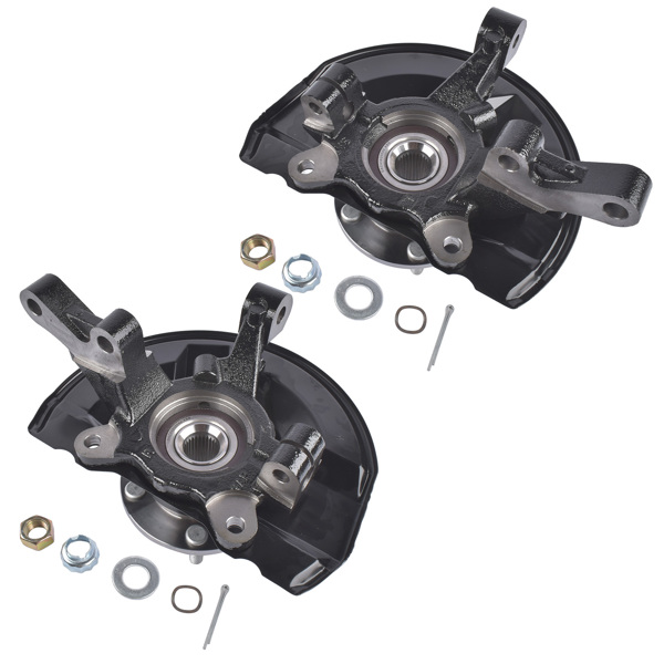 转向节总成 2x Front LH & RH Steering Knuckle & Hub Bearing Replacement for Mitsubishi Outlander 2007-18-5