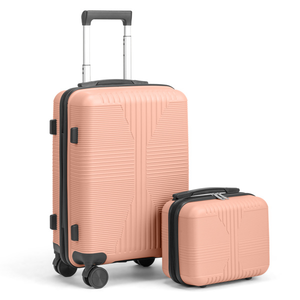 非TSA海关锁二合一 PP拉杆箱 12in 20in PP 粉色-23