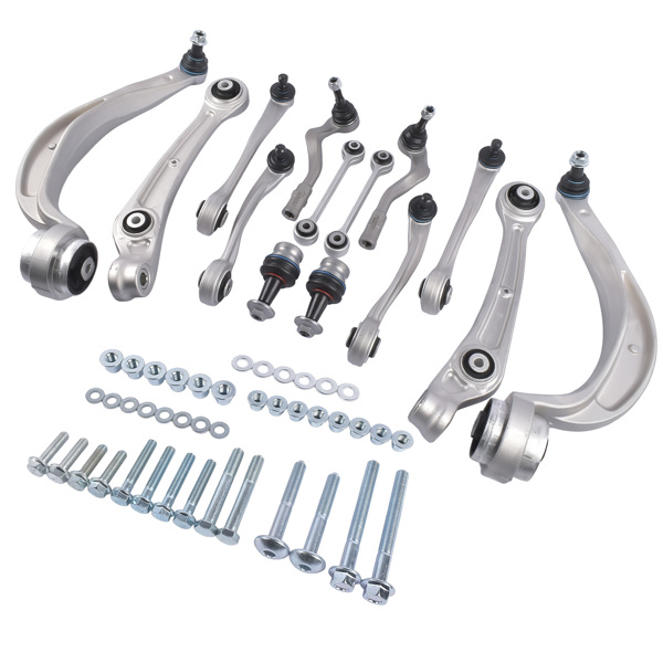 控制臂套组 14Pack Front Control Arm Kit Replacement for Audi A4 A5 S4 S5 RS5 2.0L L4 2011-2016 8K0407693S 8K0407694S 8K0407151B RC-2025-4