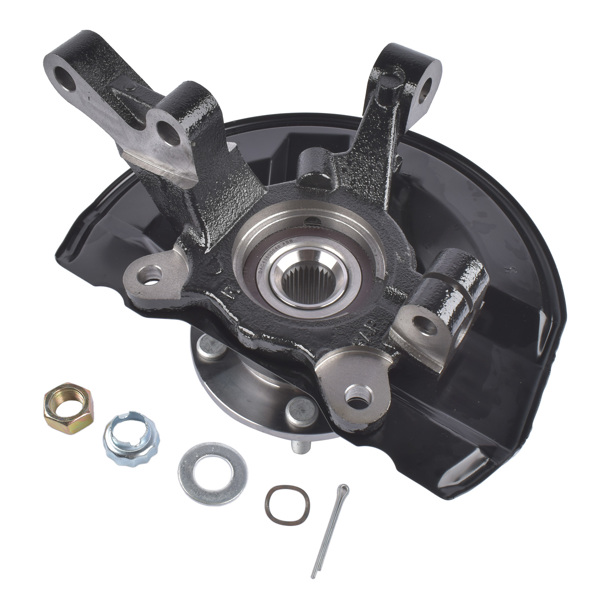 转向节总成 Steering Knuckle & Hub Bearing Front Right Replacement for Mitsubishi Outlander Sport 07-18-7