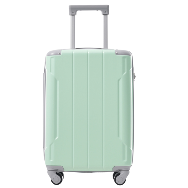 20英寸登机箱三件套，带万向轮，轻便硬壳ABS材质，适合短途旅行和商务出行-8