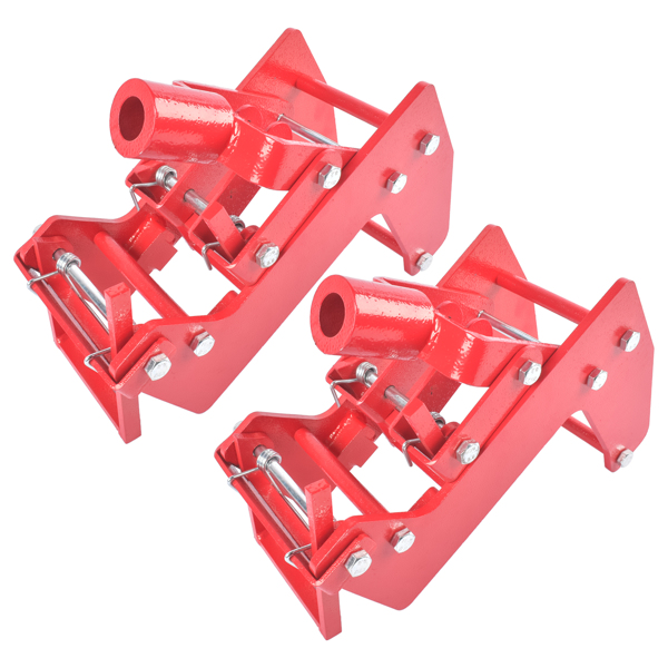 木墙千斤顶 2Pack Cast Iron Wall Jack, 1000 lbs Capacity, Portable Wall Jacks Replacement for Framing Lifting Wall Beams Use with 1.5'' x 3.5'' Fir Poles Or 1'' Od Steel Pipe,Red-2