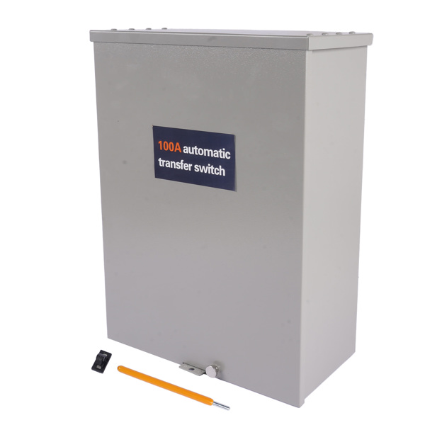 自动转换开关 100 Amp 120/240V Single Phase Generator Automatic Transfer Switch Replacement for Generac RXSW100A3 for Indoor/Outdoor Use,NEMA 3R Aluminum Enclosure,Power Management Compatible-3