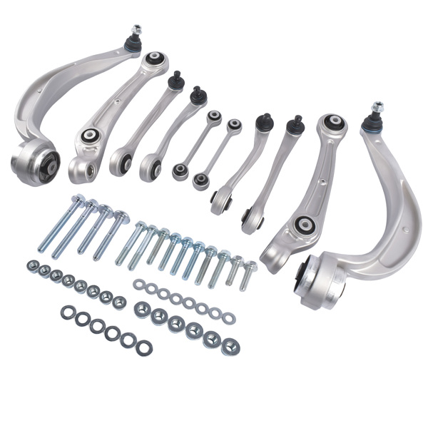控制臂套组 10PCS Front Control Arm Kit Replacement for Audi A4 A5 S4 S5 RS5 2.0L L4 2011-2016 8K0407693S 8K0407505A RC-2025-3