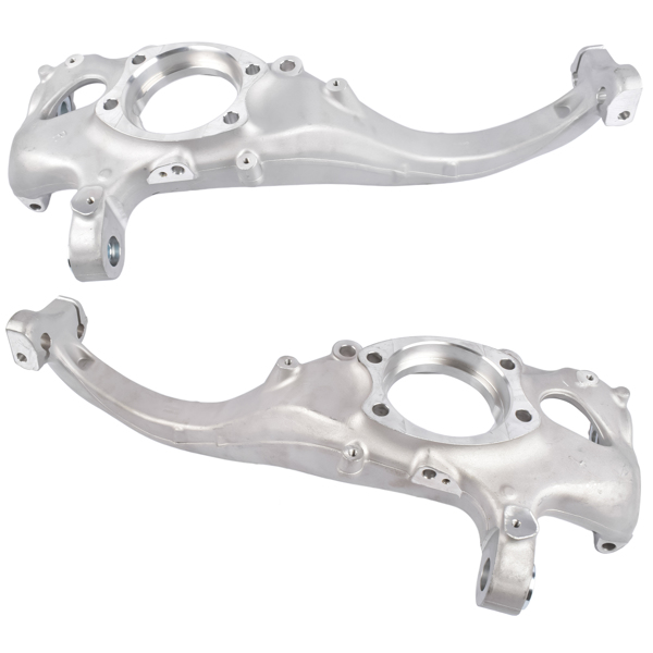 转向节 Front Left & Right Steering Knuckles Replacement for Audi A4 A5 A6 A7 S4 S5 S6 S7 4G0407254A 4GD407257B-8