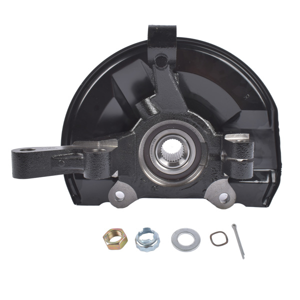 转向节总成 Steering Knuckle & Hub Bearing Front Right Replacement for Mitsubishi Outlander Sport 07-18-5