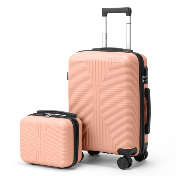 非TSA海关锁二合一 PP拉杆箱 12in 20in PP 粉色-13