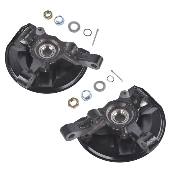 转向节总成 2x Front LH & RH Steering Knuckle & Hub Bearing Replacement for Mitsubishi Outlander 2007-18-6
