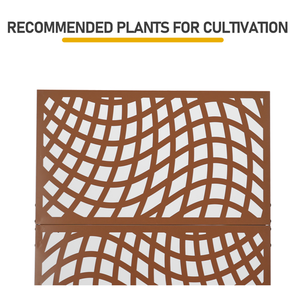 80*40*180cm 3层S型网格拆装款 带种植框  棕色 铁种植-5