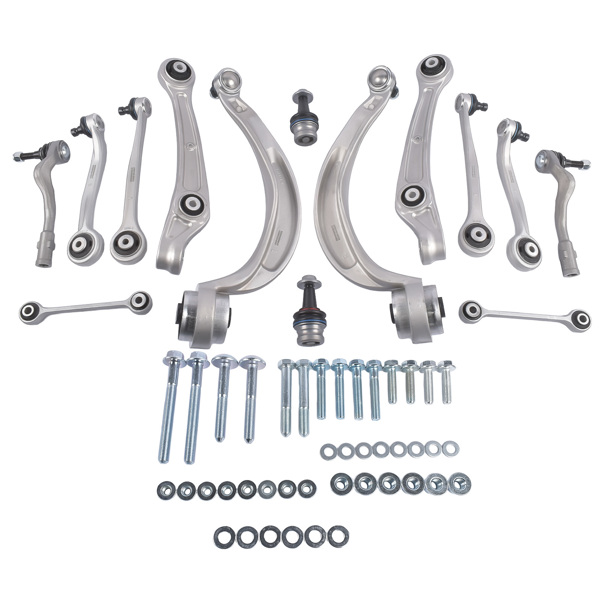 控制臂套组 14Pack Front Control Arm Kit Replacement for Audi A4 A5 S4 S5 RS5 2.0L L4 2011-2016 8K0407693S 8K0407694S 8K0407151B RC-2025-5