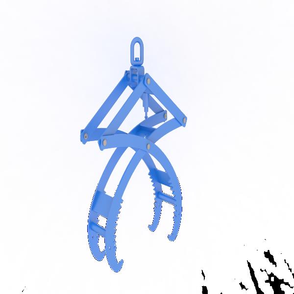 20英寸拖拉机用自动原木夹，重型四爪式伐木夹，带自动锁定和360°旋转挂钩，承重2000磅，适用于ATV、滑移装载机和叉车。--不支持self-pick up且不支持指定仓库发货-12