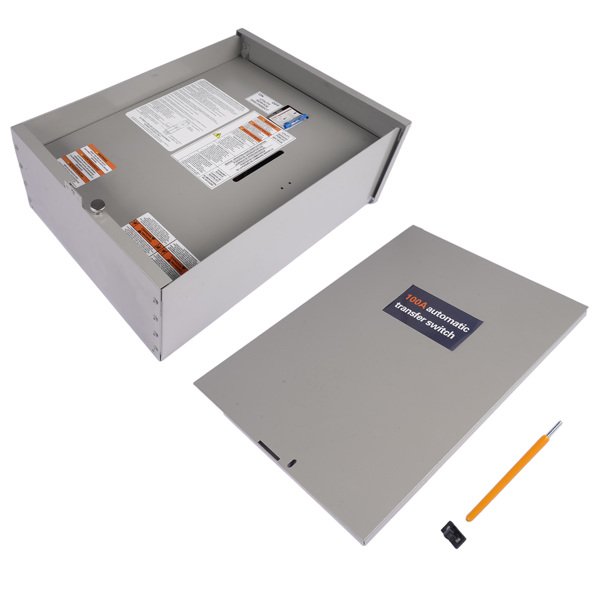 自动转换开关 100 Amp 120/240V Single Phase Generator Automatic Transfer Switch Replacement for Generac RXSW100A3 for Indoor/Outdoor Use,NEMA 3R Aluminum Enclosure,Power Management Compatible-6