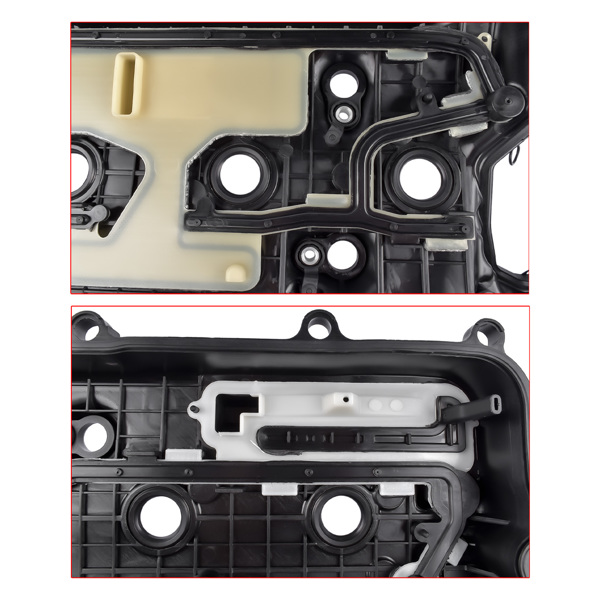 气门室盖 2Pack Left & Right Engine Valve Cover Replacement for Lexus RX350 IS300 Toyota Tacoma Camry Highlander Avalon 2016-2023 2GRFKS 3.5L V6 1202-0P032 11201-0P010-11