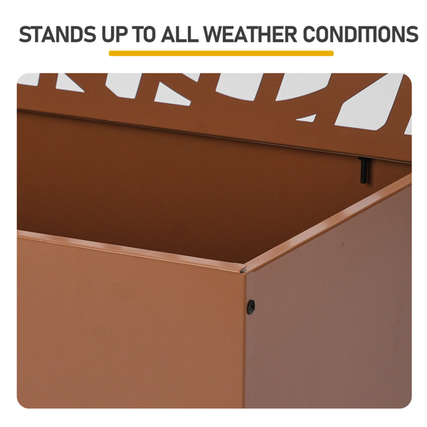 80*40*180cm 3层S型网格拆装款 带种植框  棕色 铁种植-4