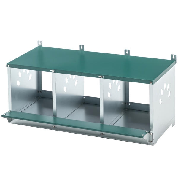 金属鸡舍产蛋箱，三格产蛋箱，镀锌钢制母鸡产蛋箱，易于组装--不支持self-pick up且不支持指定仓库发货-5