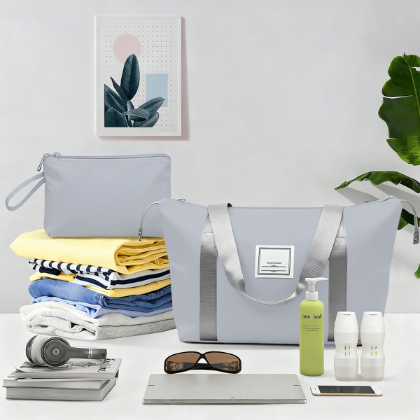 20英寸登机箱三件套，带万向轮，轻便硬壳ABS材质，适合短途旅行和商务出行-5