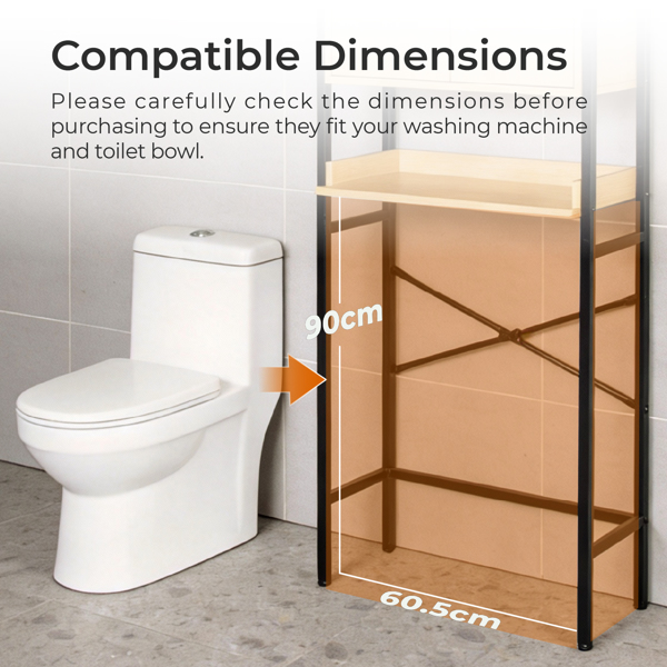 木纹色浮雕  密度板三胺贴面加方管 64.5*30*171cm 双门一搁架 马桶柜-4