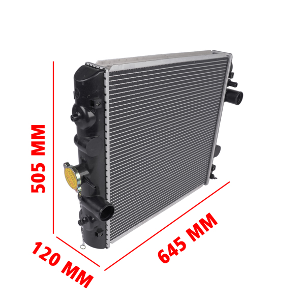 Radiator Fits For Kubota M6800HDC M6800S M8200 M9000 M9000HD Tractor 3A15117100-8