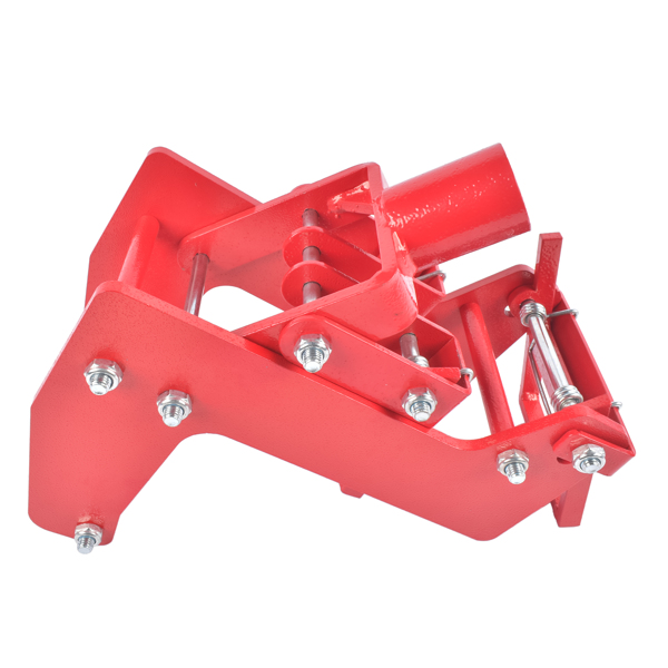 木墙千斤顶 Red Cast Iron Wall Jack, 1000 lbs Capacity, Portable Wall Jacks Replacement for Framing Lifting Wall Beams Use with 1.5'' x 3.5'' Fir Poles Or 1'' Od Steel Pipe-3