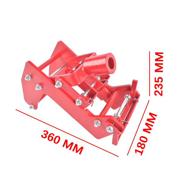 木墙千斤顶 2Pack Cast Iron Wall Jack, 1000 lbs Capacity, Portable Wall Jacks Replacement for Framing Lifting Wall Beams Use with 1.5'' x 3.5'' Fir Poles Or 1'' Od Steel Pipe,Red-10