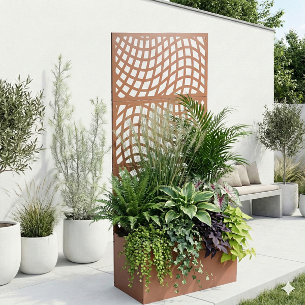 80*40*180cm 3层S型网格拆装款 带种植框  棕色 铁种植-7