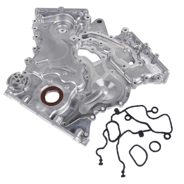 时规盖 Timing Chain Cover Replacement for Jeep Wrangler 3.6L V6 3604CC 2012-2018 68079231AA 68079232AB 68079231AC-6