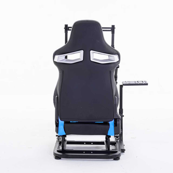 增强型稳定赛车方向盘驾驶舱，兼容 Fanatec、PXN、Thrustmaster 和 Logitech 可调节驾驶模拟器，但不包含手刹、踏板和显示器。--不支持self-pick up且不支持指定仓库发货-3