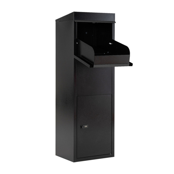 带密码锁的防盗包裹投递箱，室外门廊镀锌钢包裹投递箱-7