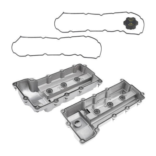 Aluminum Rocker Valve Cover Set fit for Dodge Avenger Charger Chrysler 2.7L 07-10-6