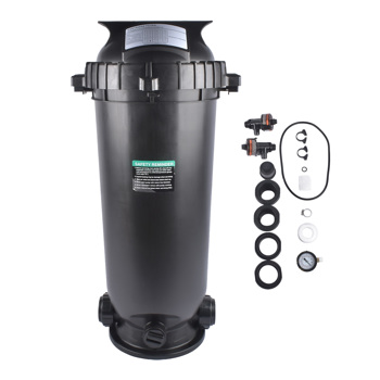 泳池过滤器 120 Sq.ft Pool Filter Cartridge Replacement for Hayward StarClear Plus W3C12002 Black New