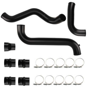 Turbo Intercooler Boot And Pipe Set fit for Chevy Silverado HD GMC Sierra HD 6.6