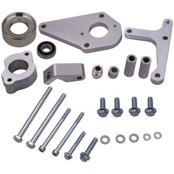 Low Mount Alternator Power Steering Pump Bracket Pulley fit for GMC Fit LS Truck